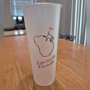 Bobazing Cute Bear Design Plastic Cup